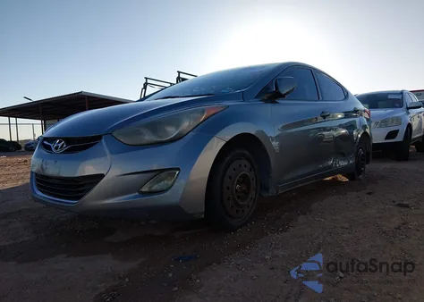 2013 Hyundai Elantra Gls from USA, damaged, VIN KMHDH4AE8DU556031
